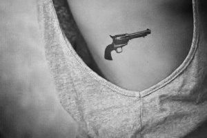 Keep your heart guarded – Gun Tattoo